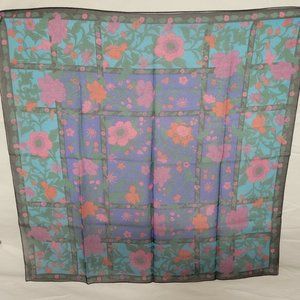 VINTAGE FLORAL PRINT LADIES SCARF